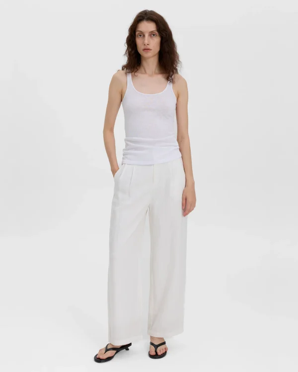 Ivory Velmora Printnewtee trousers in wide leg pants comparison